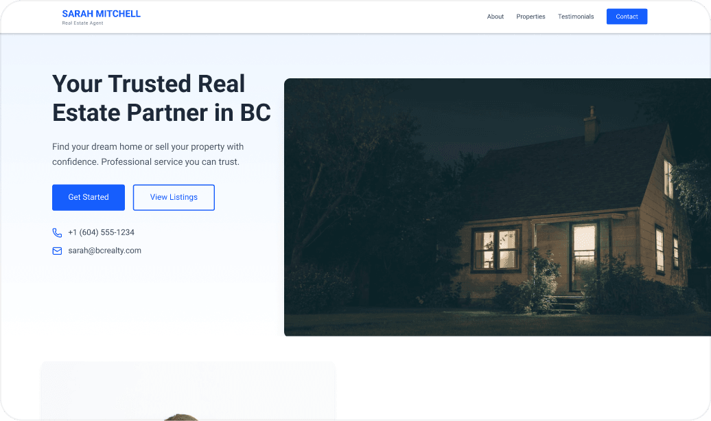 Homepage Hero Redesign - Before